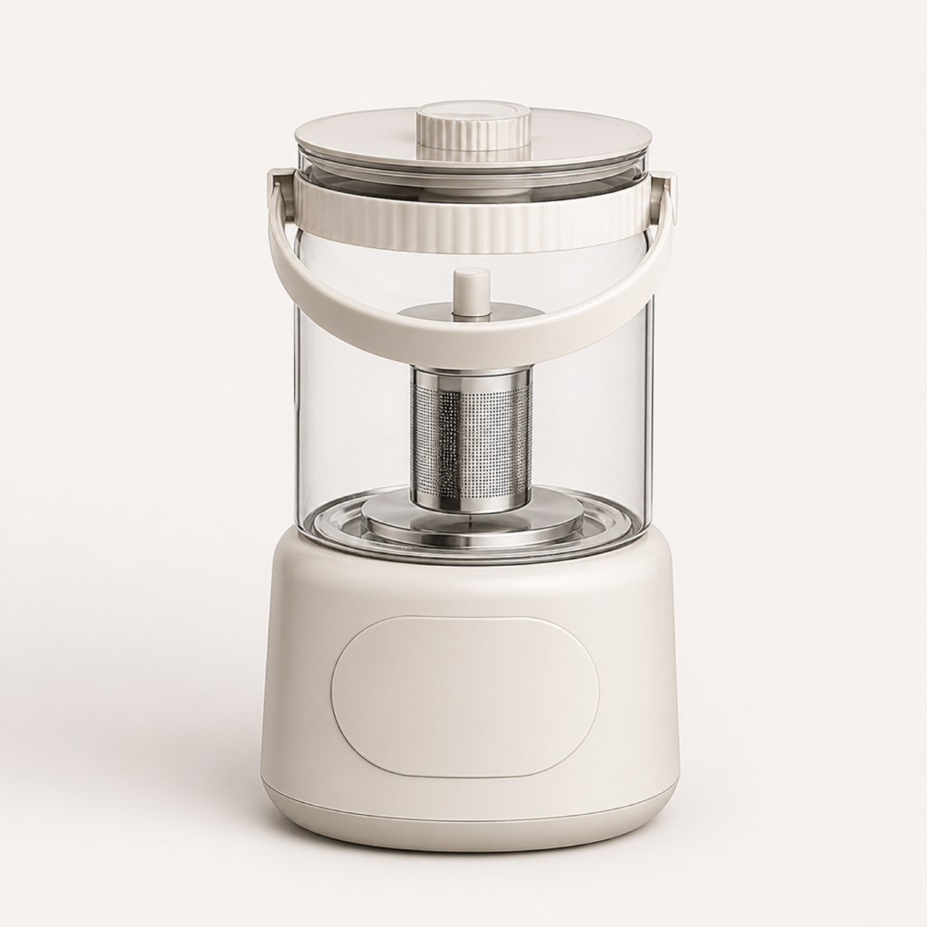 Multi-Function Glass Health Kettle with Tea Infuser, Removable Components & Smart Heating