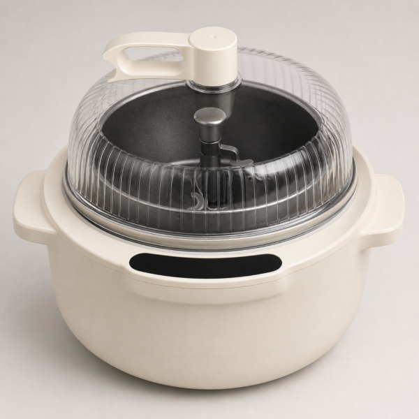 01_主图 Fully Automatic Cooking Machine with Auto Stirring, Transparent Lid & Multi-Function Heating