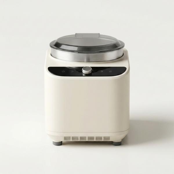 02_和面机_正面产品图 Electric Dough Mixer with Stainless Steel Bowl & Smart Control