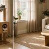 Modern 68.9" Solid Wood Cat Tree with Acrylic Space Capsule