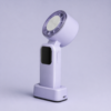 02_折叠形态 Foldable Handheld Cooling Fan with Cold Plate, Digital Display & Desktop Base