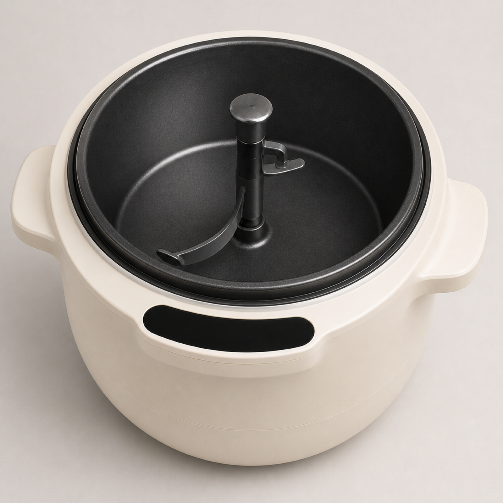 Automatic cooking machine with built-in stirring arm structure