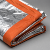 02_细节图 Dual-Sided Emergency Thermal Blanket 3-Pack with Orange Hi-Vis Outer Layer & Silver Heat-Reflective Surface