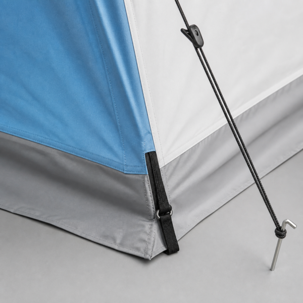 02_细节图 Heavy-Duty 20m² Folding Disaster Relief Tent with Galvanized Steel Frame, 3000mm Waterproof Oxford Fabric & 8–10 Person Capacity