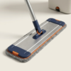 Self-Cleaning Flat Mop & Dual-Chamber Bucket System
