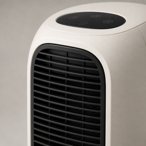 03_核心细节 Smart Voice-Controlled PTC Ceramic Space Heater with Touch Panel & Rapid Heating