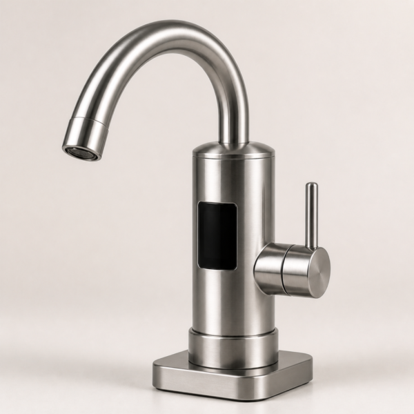 03_细节_出水口与底座 Instant Electric Heating Faucet with Variable-Frequency Constant Temperature Control