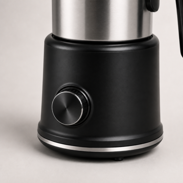 03_细节_加热底座 Electric Milk Frother with Heating Base for Latte, Cappuccino & Hot Milk