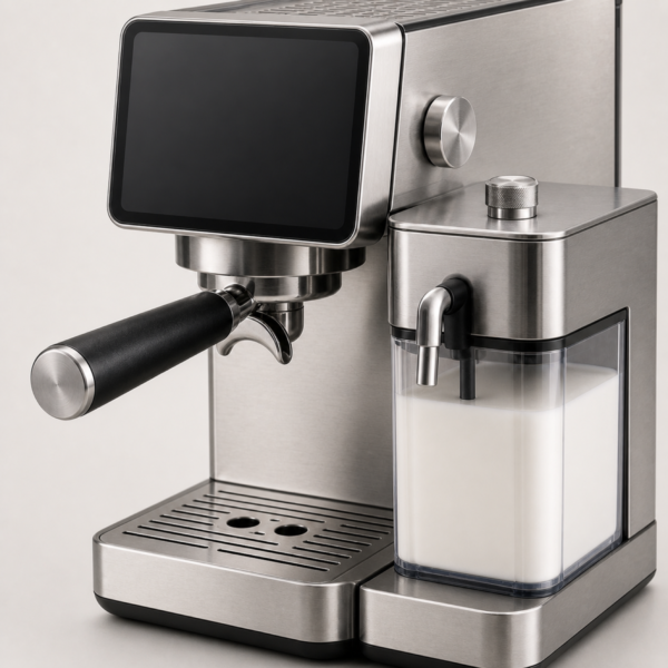 03_细节_奶泡模块 Semi-Automatic Espresso Machine with Large Color Touchscreen & Milk Frother