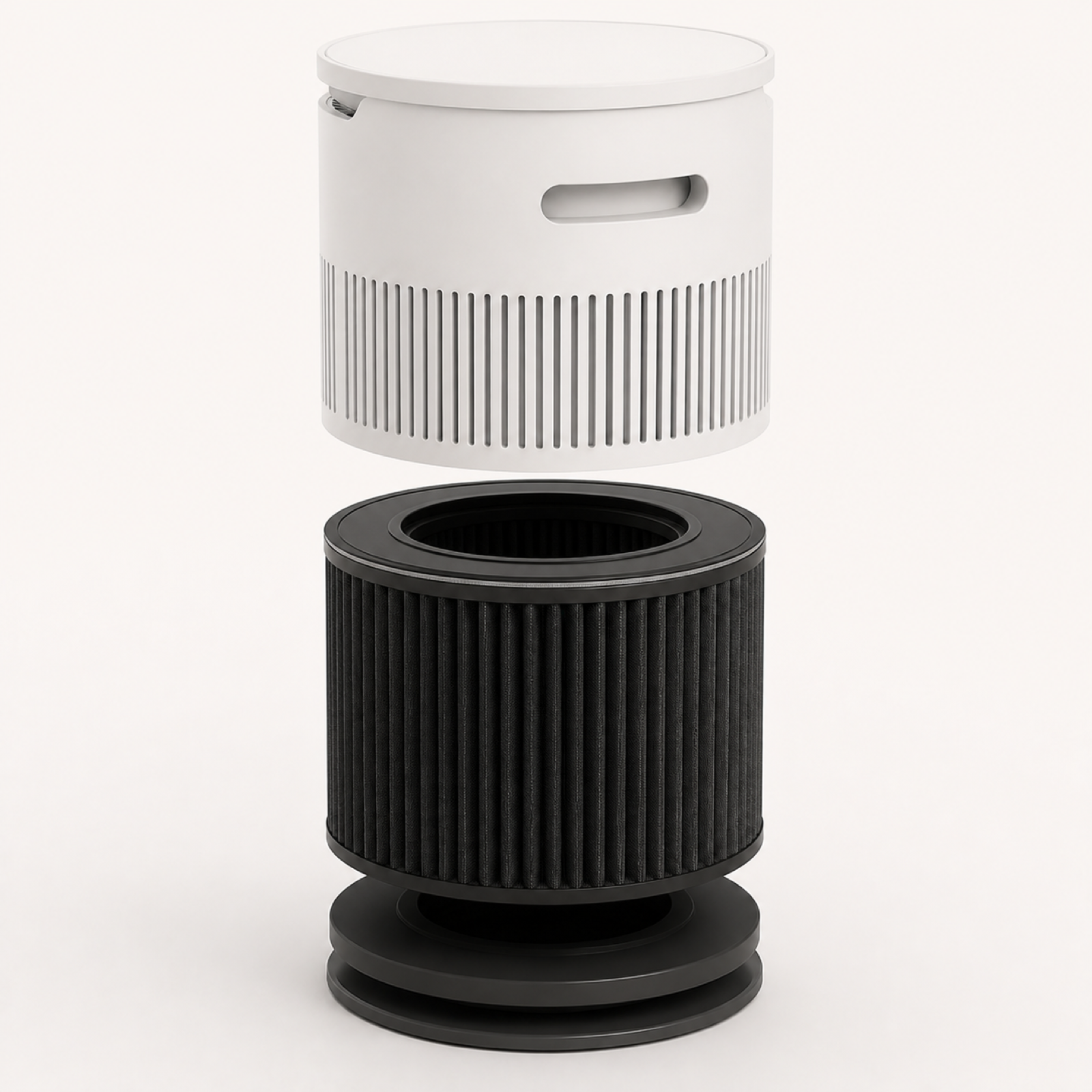 Multi-layer filter structure inside pet air purifier