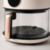 03_细节_玻璃锅与烤架 Digital Air Fryer with Color Touchscreen, Glass Cooking Bowl & Visible Cooking Design