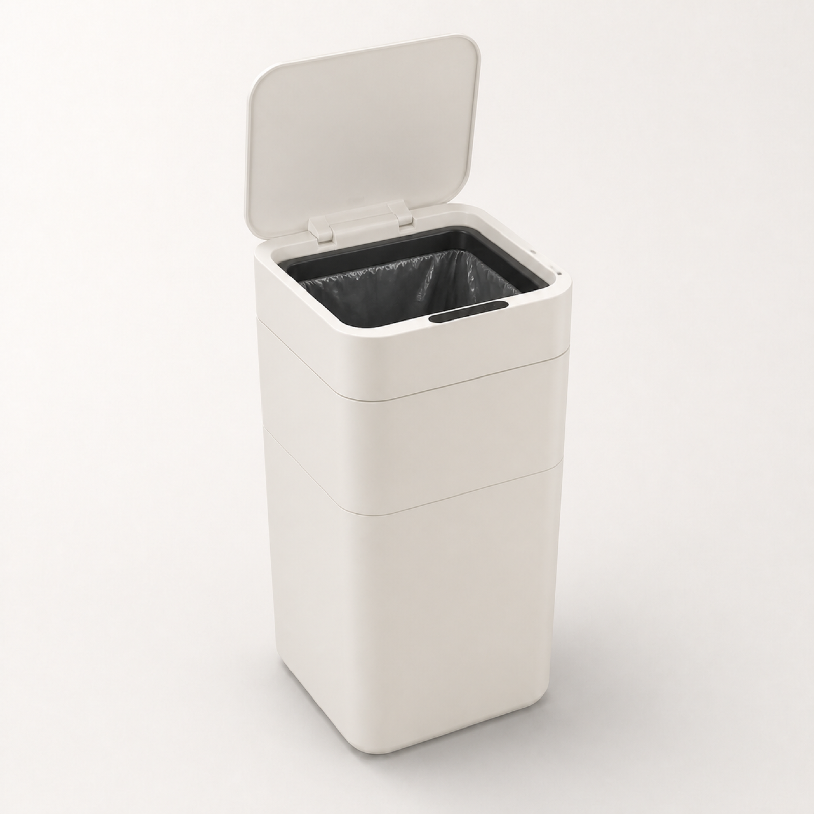 Automatic bag replacement and sealing structure inside smart trash can
