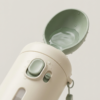 03_细节图_按键出水饮水槽 3-in-1 Portable Pet Travel Water Bottle with Food Container & Waste Bag Dispenser
