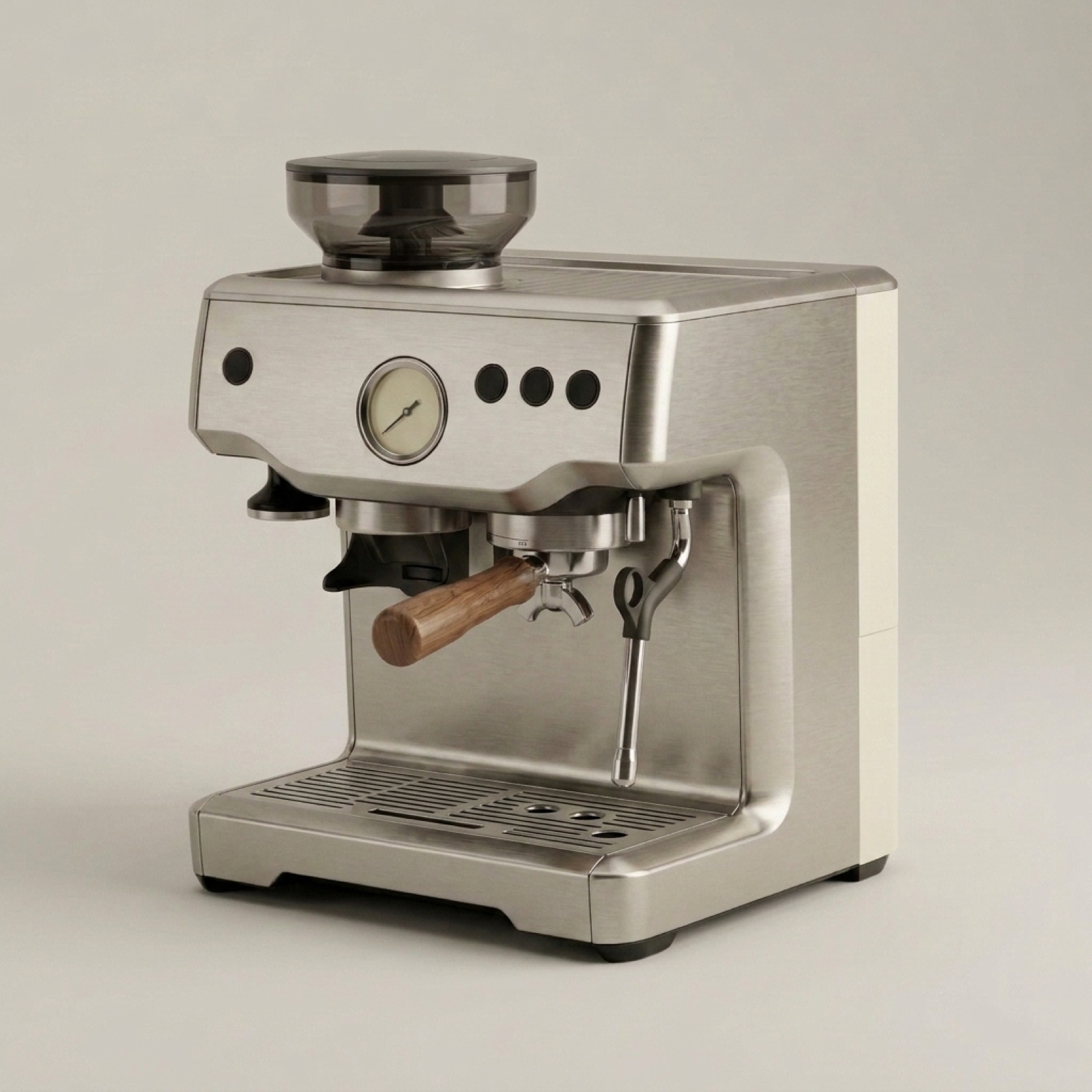 Steam wand and right-side structure of semi automatic espresso machine