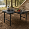 Quick-Deploy Height-Adjustable Tactical Camping Table with Foldable Portable Frame