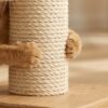 Modern 68.9" Solid Wood Cat Tree with Acrylic Space Capsule