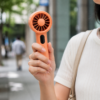 04_通勤场景 Patent-Design Handheld Turbo Fan with Desktop Stand & Compact Digital Display