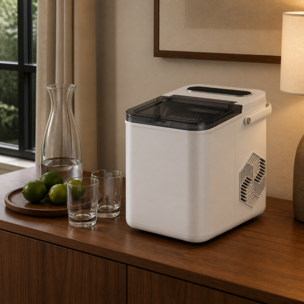 05_场景_家庭饮品台 Countertop Bullet Ice Maker for Home with Removable Ice Basket & Fast Ice Production