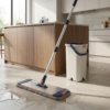 Self-Cleaning Flat Mop & Dual-Chamber Bucket System
