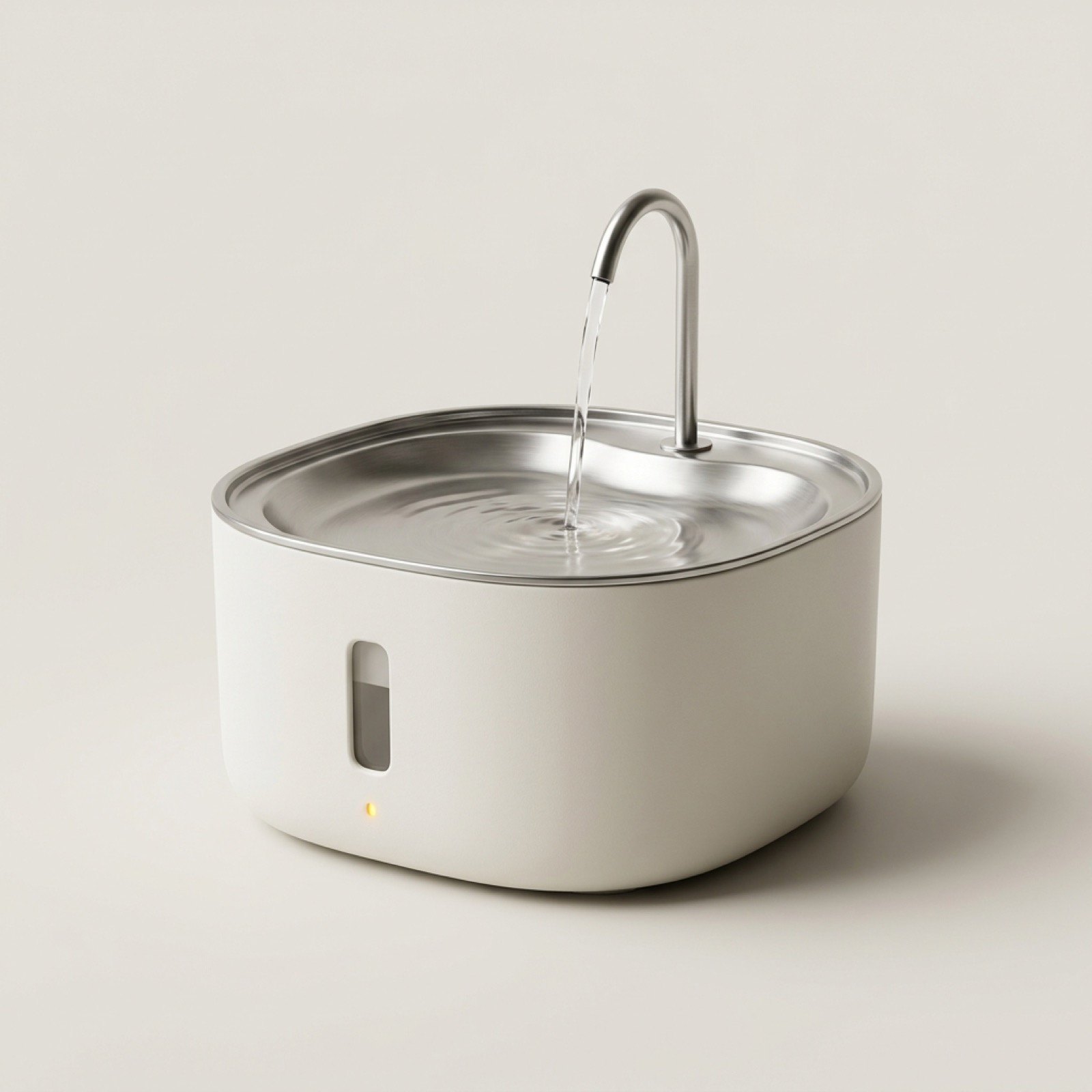 Cordless stainless steel smart pet water fountain for cats and dogs