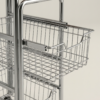 05_细节_网篮抽屉滑轨 3-Tier Rolling Storage Cart with Pull-Out Wire Baskets & Wood Top