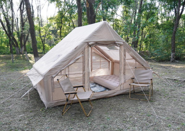 36cde80c07e22436d4a94ed5c1f873bd 6.3m² Inflatable Glamping Tent | Classic Cabin with Skylight
