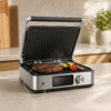 生活场景 SavorGrill™ Pro Max Smart Electric Steak Grill & Contact Press with 500°F Searing, Temperature Probe & 180° Flat BBQ Griddle