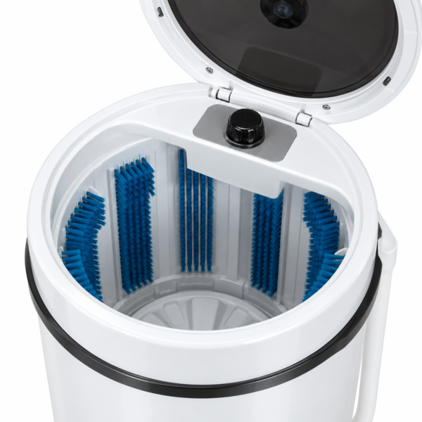 7908 Compact Shoe Washer with Full-Wall Brush System, 40L Tub & Wash + Spin Functions